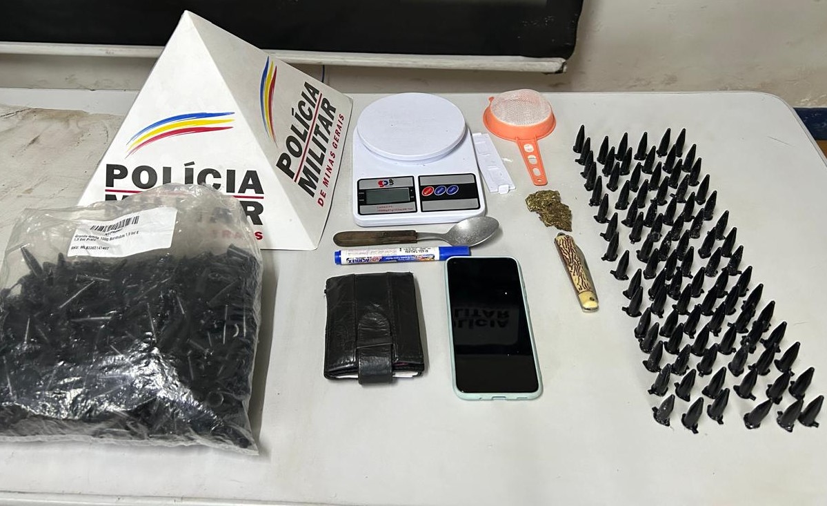 Polícia Militar prende traficante em flagrante na Rancharia, em Ouro Preto