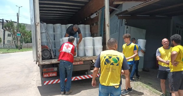 Cruz Vermelha realiza ações do SOS Chuvas na Região dos Inconfidentes