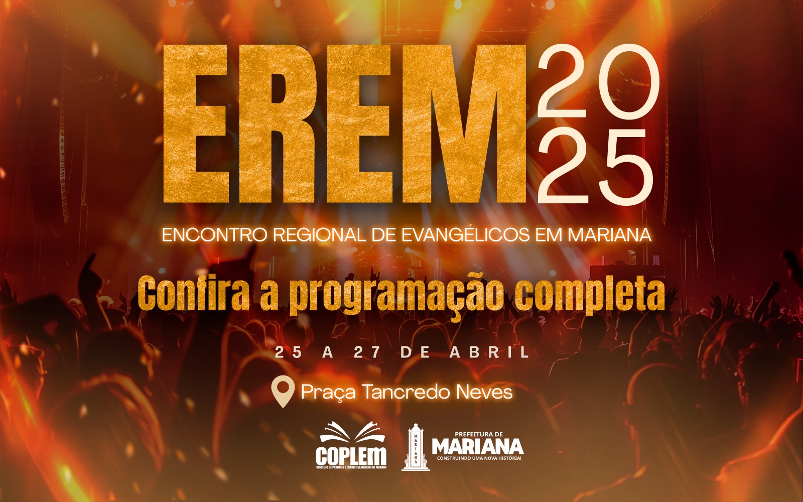 Mariana sedia o EREM 2025 neste final de semana