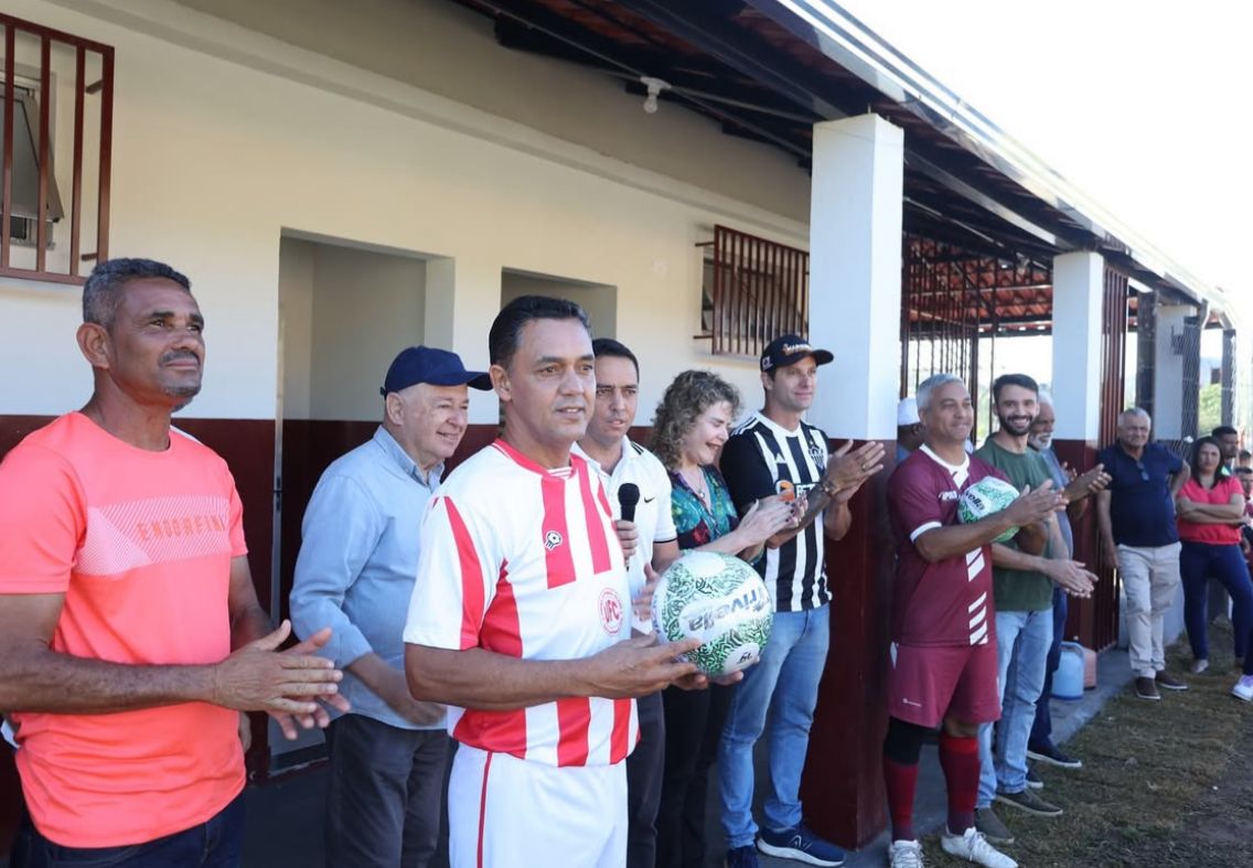 Obra de reforma de vestiários é entregue oficialmente no Campo do Oratório, em Cachoeira do Campo