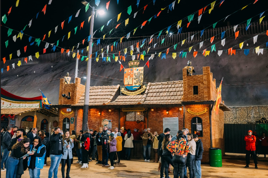 Barraquinhas temáticas de países foram sucesso na Julifest 2025